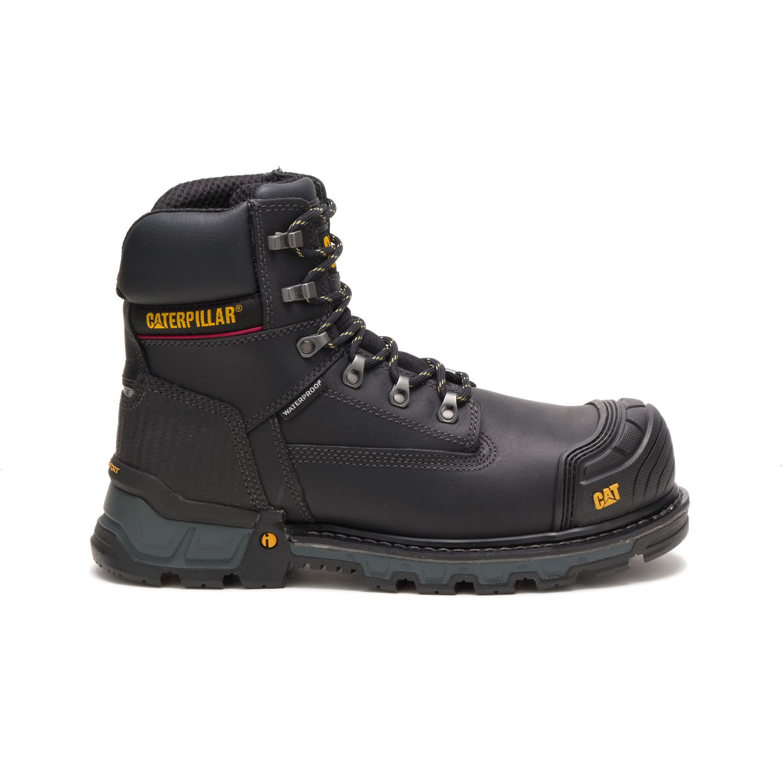 Cat work boots outlet black